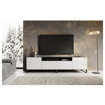 TV stolík NONIE čierna/biela 1