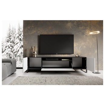 TV stolík NONIE čierna/biela 3