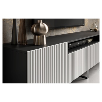 TV stolík NONIE čierna/biela 4