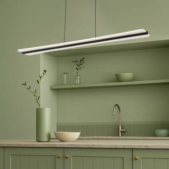 Závesné svietidlo NORAEL čierna/priehľadná 1