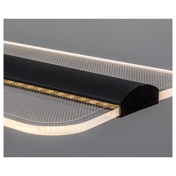 Závesné svietidlo NORAEL čierna/priehľadná 4