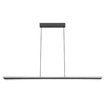 Závesné svietidlo NORAEL čierna/priehľadná 7