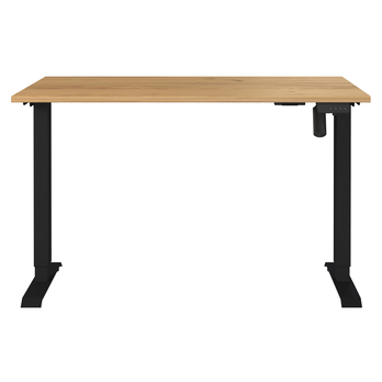Písací stôl NORDA dub/čierna, šírka 120 cm 1