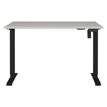 Písací stôl NORDA kašmírová/čierna, šírka 120 cm 1