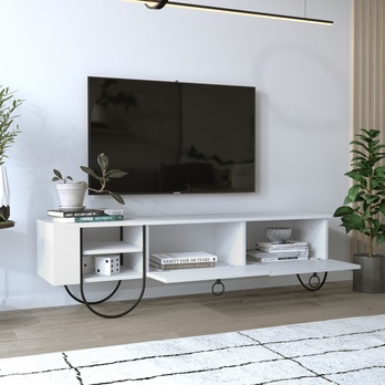 TV stolík NORDFOLK biela 2