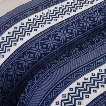 Posteľná bielizeň NORDIC BLUE modrá, 70x90 a 140x200 cm 1