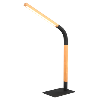 Stolná lampa NORRIS čierna/prírodná 1