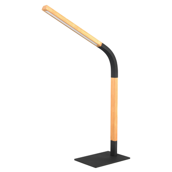 Stolná lampa NORRIS čierna/prírodná 3