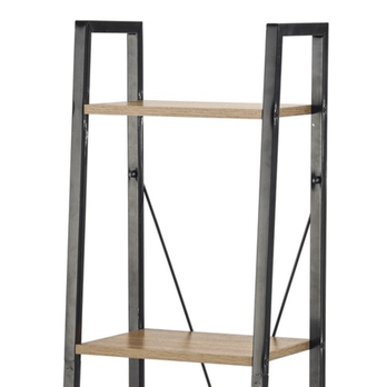 Regál NORVAK dub sonoma/čierna, šírka 34 cm 1