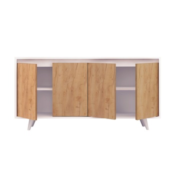 Komoda NOSSA biela/dub 2