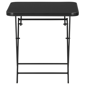 Záhradný stolík NOVARA 3 antracitová/čierna 2