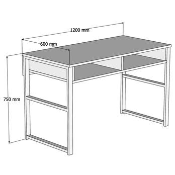Písací stôl NOVE orech 5