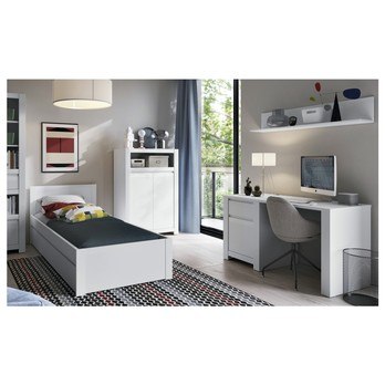 Písací stôl  NOVI biela 1