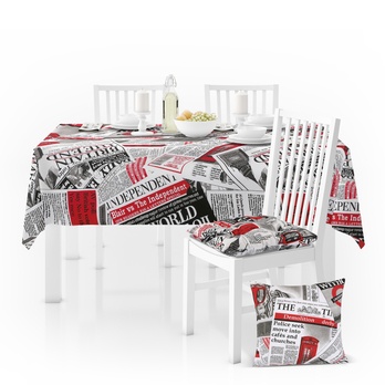 Obrus NOVINY viacfarebná, 120x140 cm 1