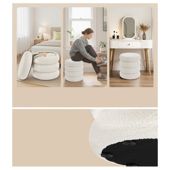 Taburet NOVOVICO biela 4