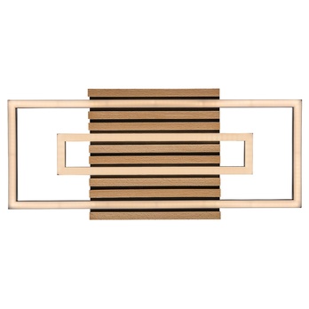 Stropné svietidlo NOXELLE 2 dub/čierna, šírka 60 cm 3