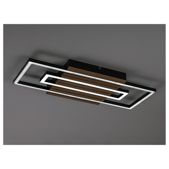 Stropné svietidlo NOXELLE 2 dub/čierna, šírka 60 cm 5