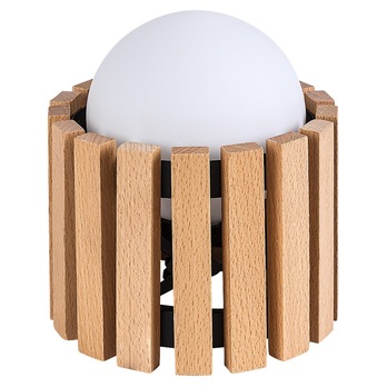 Stolná lampa NOXELLE dub/biela 3