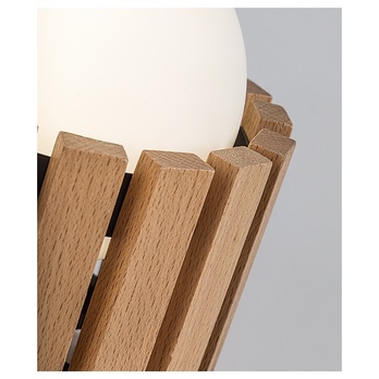 Stolná lampa NOXELLE dub/biela 4