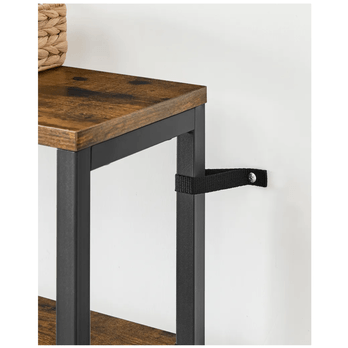 Kuchynský regál NUKO III hnedá/čierna 2