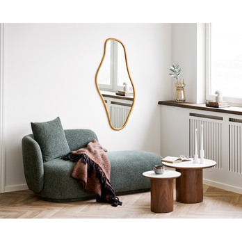 Odkladací stolík NULA biela/tmavohnedá 2