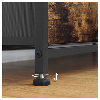 Komoda  NURMES V hnedá/čierna 3