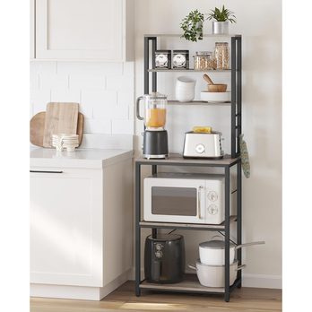 Regál NYKO 6 sivohnedá/čierna 3