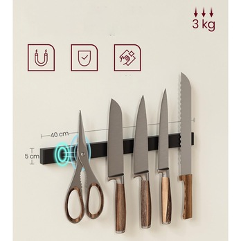 Regál NYKO 7 hnedá/čierna 2