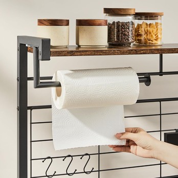 Regál NYKO 7 hnedá/čierna 3