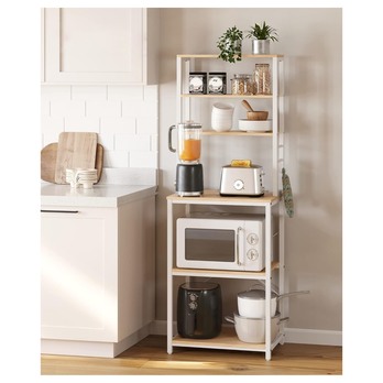 Regál NYKO 8 dub/biela 1