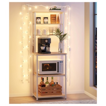 Regál NYKO 8 dub/biela 4