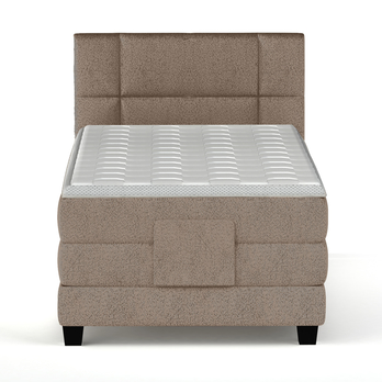 Polohovacia posteľ boxspring NYSA 2 taupe, 100x200 cm 3