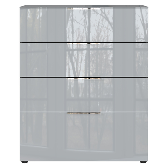 Komoda OAKLAND 3695 grafitová/striebornosivá 3