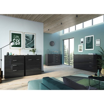 Komoda OAKLAND 3698 čierna 1