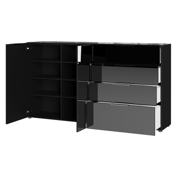 Komoda OAKLAND 3698 čierna 2