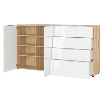 Komoda OAKLAND 3698 dub/biela 2