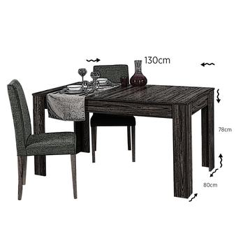 Jedálenský stôl OBLO orech 4