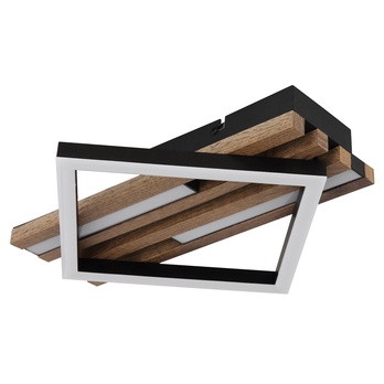 Stropné svietidlo OBRIEN hnedá/čierna/biela 4