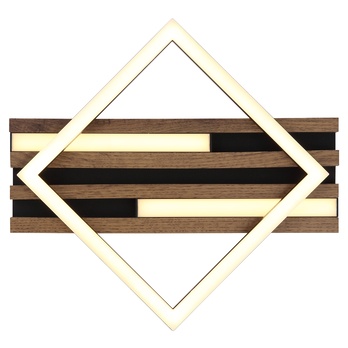 Stropné svietidlo OBRIEN hnedá/čierna/biela 6