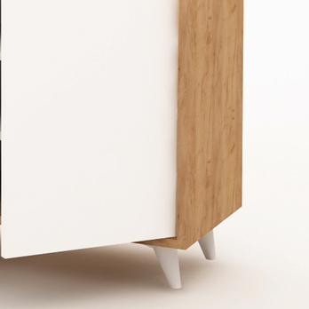 Predsieňová zostava OBSOYO biela/dub 4