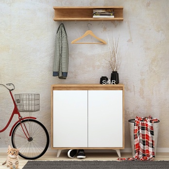 Predsieňová zostava OBSOYO biela/dub 3