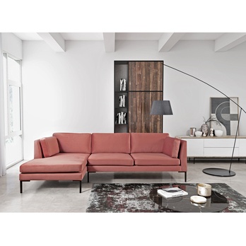 Sedacia súprava OCEAN II ľavá, ružová 1