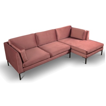 Sedacia súprava OCEAN II pravá, ružová 2