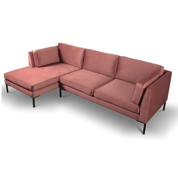 Sedacia súprava OCEAN II ľavá, ružová 2