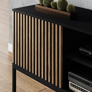 TV komoda ODETTE dub artisan/čierna 4