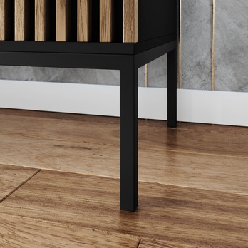 TV komoda ODETTE dub artisan/čierna 5