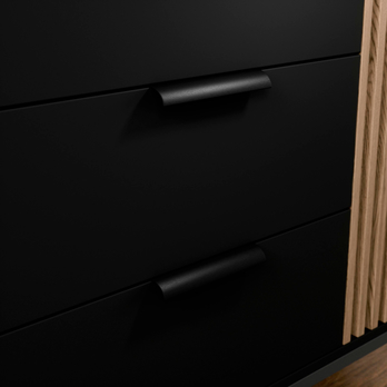 TV komoda ODETTE dub artisan/čierna 6