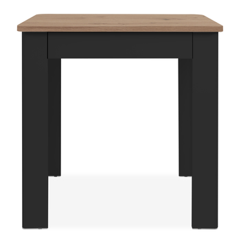 Jedálenský stôl ODOSA čierna/dub artisan 2