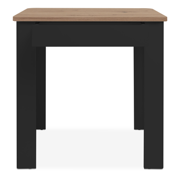 Jedálenský stôl ODOSA čierna/dub artisan 3