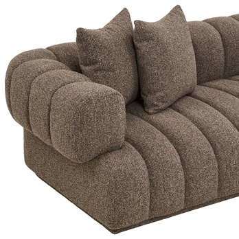 Sedacia súprava OERURO pravá, hnedá 5